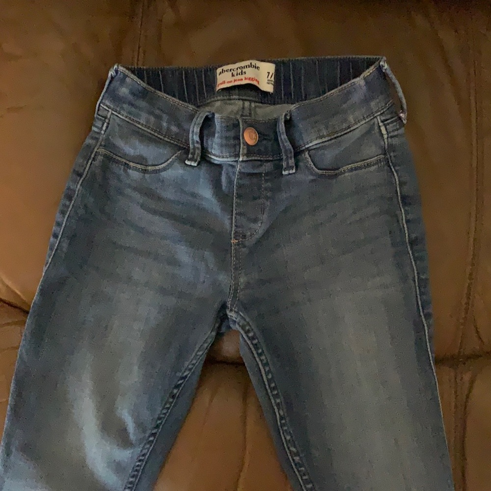 Girls Abercrombie Jean leggings